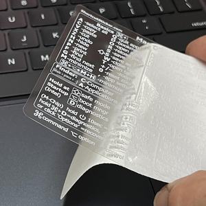 Adhesivo <span class=keywords><strong>de</strong></span> PVC <span class=keywords><strong>de</strong></span> gran venta para MacBook, impermeable, ventana <span class=keywords><strong>de</strong></span> un solo lado/palabra, teclas <span class=keywords><strong>de</strong></span> acceso directo, enmascaramiento transfronterizo para oficina <span class=keywords><strong>de</strong></span> portátiles - Product Image 2