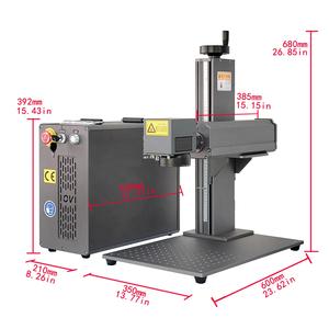 Máquina de Marcado y Grabado Láser de Fibra de 100 Vatios, Láser Jpt Mopa M7, Láser de Fibra Mopa <span class=keywords><strong>para</strong></span> Marcado de Color en Metal - Product Image 2