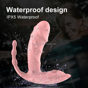 Sexspielzeug-Vertrieb Vibrations-Strap-On-<span class=keywords><strong>Dildo</strong></span> <span class=keywords><strong>Panty</strong></span>-Vibrator mit Fernbedienung Wiederaufladbarer Vibrations-Slip - Product Image 6