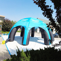 Tente araignée gonflable de camping sportif à 8 pieds, personnalisée, de haute qualité, en tissu Oxford, avec logo personnalisé, étanche, hermétique, facile à monter, pour la publicité