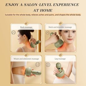 Elektrisches Schröpfgerät: Gesundheits-Schraper, Saug-Gua-Sha-Massage, Unterdruck-Heiz-Schröpfgerät, Meridian-Bürste - Product Image 4