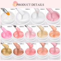 Gel de construction pour extensions d'ongles, Gel UV LED, Vernis à ongles en gel, Gel UV Soak Off pour Salon de Manucure