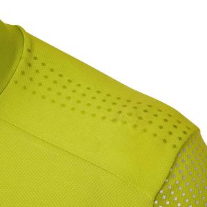 Maillot de cyclisme personnalisé en gros pour hommes, couleur unie, manches courtes, pour VTT, séchage rapide, 100 % polyester, été - Product Image 4