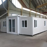 Vente en gros de maison conteneur pliable de 2 à 3 pièces design industriel extensible à double aile pour les entrepôts en Chine