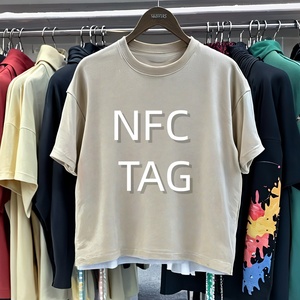 เสื้อยืดโอเวอร์ไซส์ คอตตอนเนื้อหนา พิมพ์ลายกราฟิก พร้อมแท็ก NFC สไตล์สตรีทแวร์ สำหรับผู้ชาย (แบบดรอปชิป) - Product Image 3