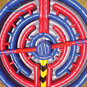 Jeu d'effacement gonflable extérieur Jeu d'effacement d'obstacle coloré pour enfants et adultes - Product Image 3
