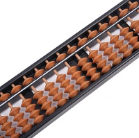 Tiges à 17 chiffres boulier en bois jouets éducatifs calculatrice japonaise chinoise outil de comptage pour adultes