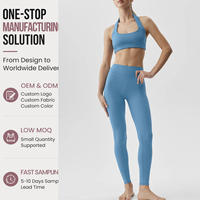 Ensembles de yoga respirants pour femmes, conçus avec des coussinets amovibles, ensembles de yoga sculptants pour femmes, tenues de yoga pour femmes, ensemble 2 pièces