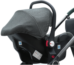 Poussette multifonctionnelle de luxe portable, poussette pliable pour <span class=keywords><strong>bébé</strong></span>, organiseur de poussette, poussette de voyage 3 en 1 pour nouveau-né - Product Image 6