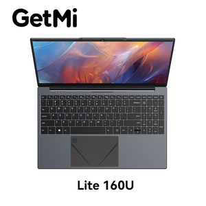 GetMi Lite 160U Venta al por mayor Laptops Notebook Laptop con Intel I3 6006U Teclado abierto en inglés de 180 grados - Product Image 1