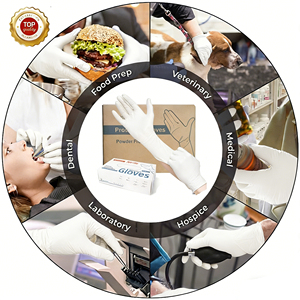 Disposable Nitrile Gloves Medical Exam Food Grade Powder Free <b>Latex</b> Free for Hospital Catering Nail Tattoo Beauty Wholesale - Product Image 5