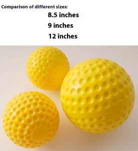 Bolas de entrenamiento de béisbol profesional Núcleo sólido de PU de alta densidad de 9/12 pulgadas para golpear/lanzar/fildeo, máquina y lanzamiento de manos - Product Image 6