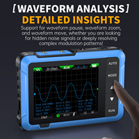 FNIRSI Mini Oscilloscope Numérique Portable DSO510 2-en-1 Outil de Réparation Électronique avec Bande Passante de 10 MHz et Échantillonnage de 48 MS/s