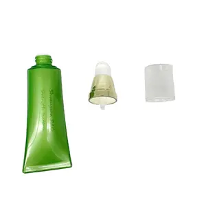 40ml kozmetik losyon özü şişe tozu yuvarlak güneş koruyucu izolasyon krem boş şişe ambalajı malzeme
