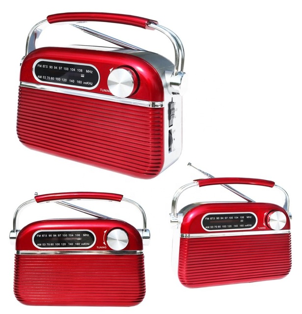 Factory Offer Battery Operate AM FM 2 Bands Radio Portable FM AM Radio