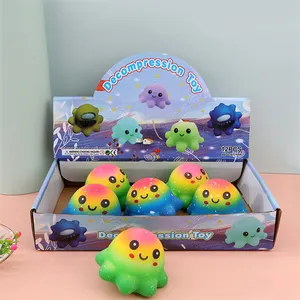 Octopus Pinch Toy Octopus Tofu Ball Flour Ball Vent Decompression Fun Decompression Prank Game Toys