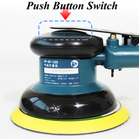 Lijadora Neumática DongCheng DIY de 5 Pulgadas, 12000 RPM, Amoladora Orbital Aleatoria, Diámetro Orbital de 5 mm, Velocidad Variable