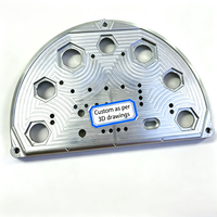Poignée de porte en alliage d'aluminium anti-explosion, poignée de porte en aluminium anodisé dur 7075 sur mesure, poignée résistante à la corrosion marine