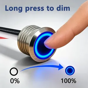 12V 24V 스마트 터치 센서 스위치 디머 컨트롤러 (LED 조명 스트립 캐비닛 옷장 조명용) - Product Image 4