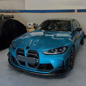 Pegatinas para Parrilla Delantera de BMW M3 M4 G80 G81 G82 G83, Color Negro Piano, Textura de Fibra de Carbono, Adhesivo para Mejora y Personalización - Product Image 2