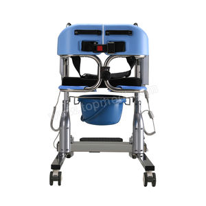 Chaise de transfert patient personnes <span class=keywords><strong>âgée</strong></span>s réglable chaise d'aisance de transfert multifonction <span class=keywords><strong>fauteuil</strong></span> roulant de transfert chaise de bain - Product Image 3