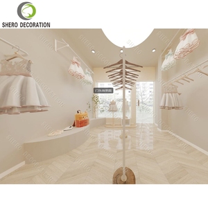 Fashion Kids Clothing Shop Design Customized Metal Garment Display Rack Clothing Store Display Rack Clothing Store Furniture - Product Image 5