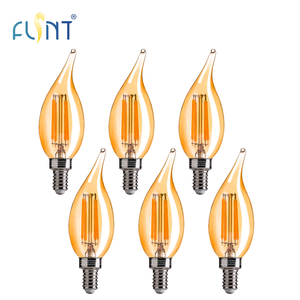 CA35 CA11หรี่แสงได้<span class=keywords><strong>4W</strong></span> 330LM 2200K E14 E12 E26 E27ฐาน B22หรี่แสงได้เทียนสไตล์ LED หลอดไฟสำหรับตกแต่งโคมระย้า - Product Image 1