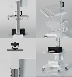 Fabrikant Direct Mobiele Medische Metalen <span class=keywords><strong>Trolley</strong></span> met Camera & Printerlade voor rondgaan, onderwijs en registratie - Product Image 5