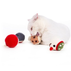 Len cảm thấy mèo nhai đồ chơi nhỏ Pet hamster đồ chơi động vật gặm nhấm Pet phụ kiện mèo đồ chơi sang trọng - Product Image 1