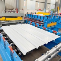 Máquina Automática para Producción de Láminas de Techo Corrugado IBR de Doble Capa, Venta al por Mayor de Fábrica