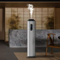 Diffuseur d'arômes d'huile portable sur pied, diffuseur de parfum électrique en métal, machine de diffusion de parfum commerciale pour usages multiples