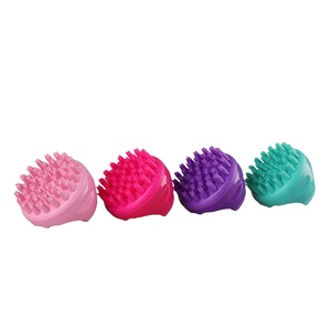 Customize Logo Pink Hair Shampoo Massage <b>Brush</b> <b>Scalp</b> Care <b>Brush</b> - Product Image 5