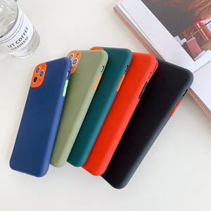 Custodia in silicone TPU in gomma IVANHOE per <span class=keywords><strong>iPhone</strong></span> <span class=keywords><strong>11</strong></span> Pro Max <span class=keywords><strong>Cover</strong></span> posteriore in TPU morbido Color caramella per <span class=keywords><strong>iPhone</strong></span> 5 5S 6 6S 78 Plus X XS XR Case - Product Image 2