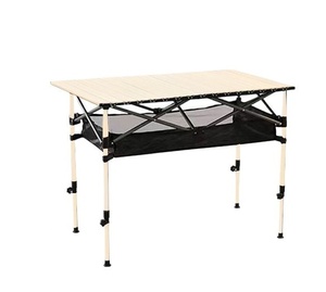 Directo de fábrica portátil diseño moderno aluminio huevo rollo mesa plegable Camping al aire libre Picnic muebles al por mayor muebles de Metal - Product Image 2