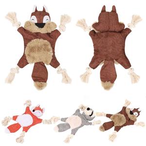 カスタマイズされた卸売犬のきしむおもちゃ耐久性犬の噛むコンパニオンおもちゃトレーニングリスクマキツネ - Product Image 6
