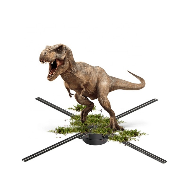 65C HDMI 3D Hologram Fan LED Display Screen Transparent Screens Advertising Equipment Ultra Clear Digital Signage Display