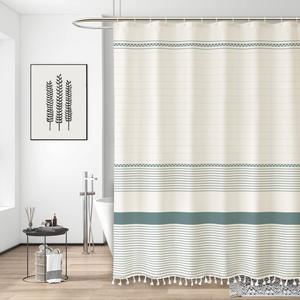 <span class=keywords><strong>Rideau</strong></span> <span class=keywords><strong>de</strong></span> <span class=keywords><strong>douche</strong></span> épaissi <span class=keywords><strong>de</strong></span> salle <span class=keywords><strong>de</strong></span> bain imprimé en lin durable le plus vendu du fabricant personnalisé directement fournit - Product Image 2