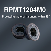 Plaquettes de fraisage indexables en carbure de tungstène JIMMY RPMW1003 avec revêtement DLC pour tours CNC, applications acier dureté HRC50