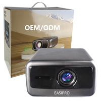 Projecteur 1080p Full HD, décodage 4K, projecteur vidéo 1500 lumens ANSI pour cinéma maison, cinéma WIFI, Android, vidéo projecteur 4K