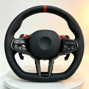 <span class=keywords><strong>Volante</strong></span> Deportivo de Cuero y Fibra de Carbono de Última Generación para BMW F01 F02 F06 F07 F10 F11 F12 F13 F30 F80 G20 G28 <span class=keywords><strong>G29</strong></span> G30 F87 X3 X4 X5 X6 - Product Image 1