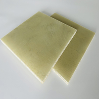 Panneau sandwich FRP GRP PP plaque composite en nid d'abeille Construction de mur intérieur extérieur polymère renforcé de fibre de verre étanche