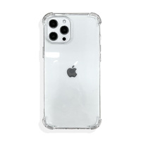 Coque de protection transparente antichute à airbag quatre coins pour iPhone 18 Pro Max, compatible avec iPhone 17, 16, 15, 14