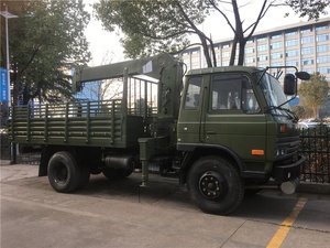 Camión grúa montado en camión de color verde sólido Dongfeng usado 4x2 - Product Image 3