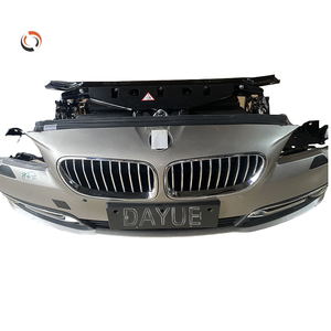 Conjunto de parachoques delantero de plástico de alta calidad para BMW <span class=keywords><strong>5</strong></span> Series F10 F11 Incluye rejilla de Faro y radiador usado - Product Image 4