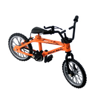 Mini vélo en alliage avec doigt en métal, jouet de course, Simulation de route, jouets de Collection pour enfants