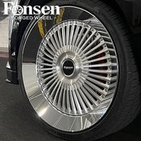 Jantes personnalisées 5x112 18 20 22 24 pouces, forgées, monobloc, 2 pièces, lèvre chromée, jantes en alliage pour Land Rover Range Rover