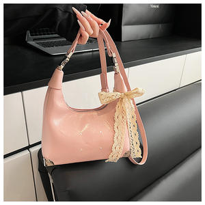 Bolso para axilas de estilo dulce a la moda más vendido para mujer, bolso de hombro minimalista de nicho de estilo coreano para mujer - Product Image 5