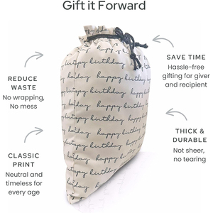 Bolsa de Regalo Personalizada de Alta Calidad con Cordón y Estampado de Letras Premium para Fiestas de Cumpleaños - Product Image 5