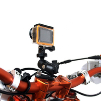 Pour Go Pro caméras pince VTT pince support de caméra support pour gopro support de caméra à dégagement rapide