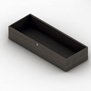 Mueble de Salón Moderno con Cajones 100x38 H20 Blanco Brillante, Solución de Almacenamiento con Compartimento Abierto - Product Image 3